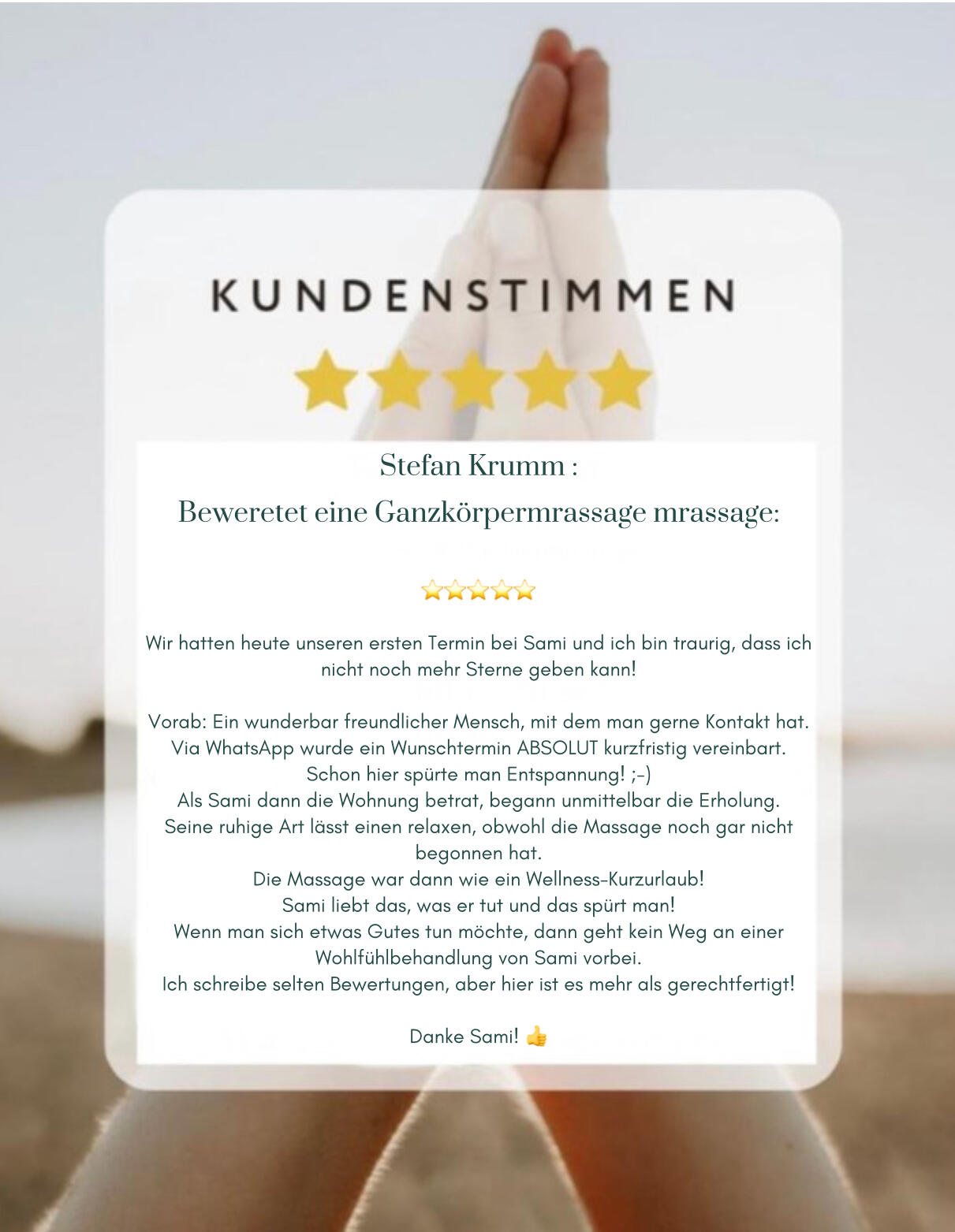 Kunden Feedback