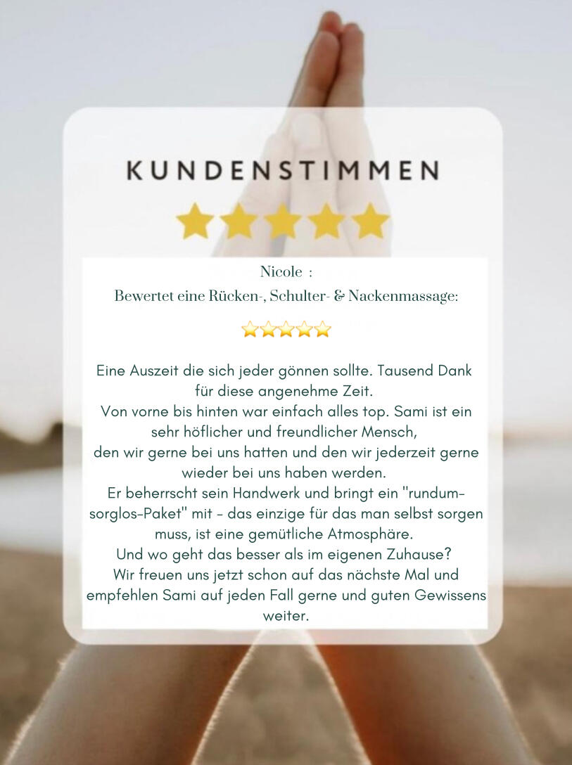 Kunden Feedback